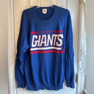 Oversized New York Giants Blue Sweater